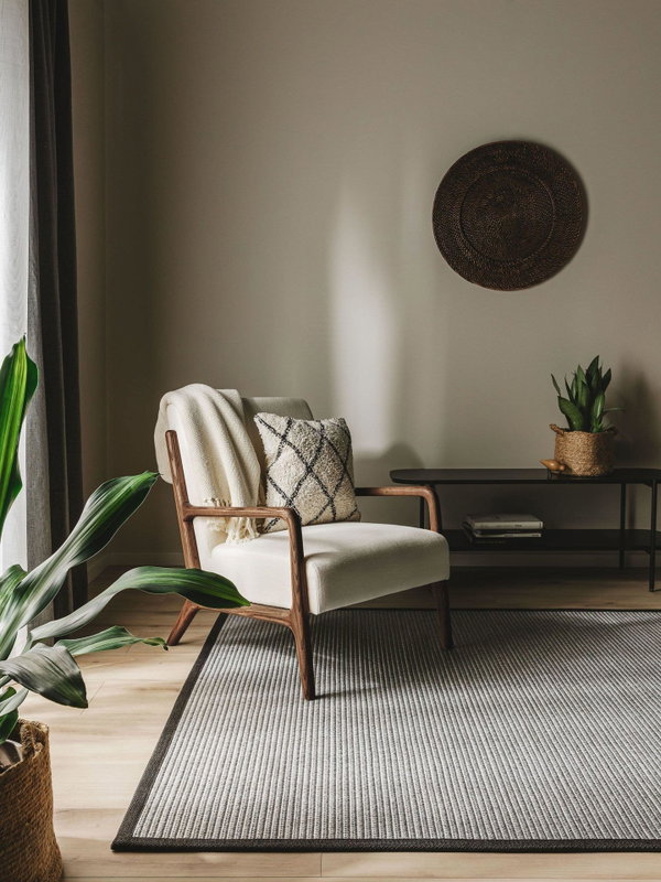 Design In- &amp; Outdoor-Teppich Nandi Grau