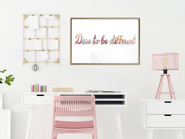 Poster 'Dare To Be Different'