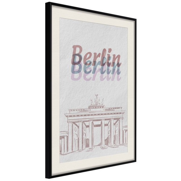 Poster 'Pastel Berlin'