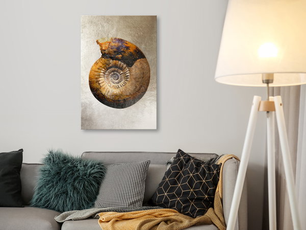 Kunstdruck auf Leinwand 'Petrified Colour Vertical'