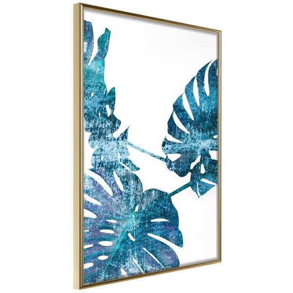 Poster 'Sapphire Monstera'