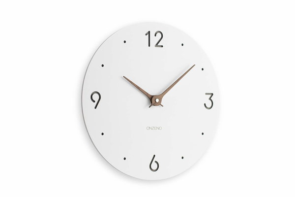Minimalistische Wanduhr
