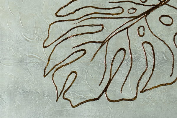 Pintura aplicada con generosidad