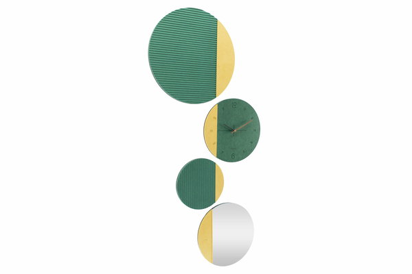 Minimalistische Wanduhr