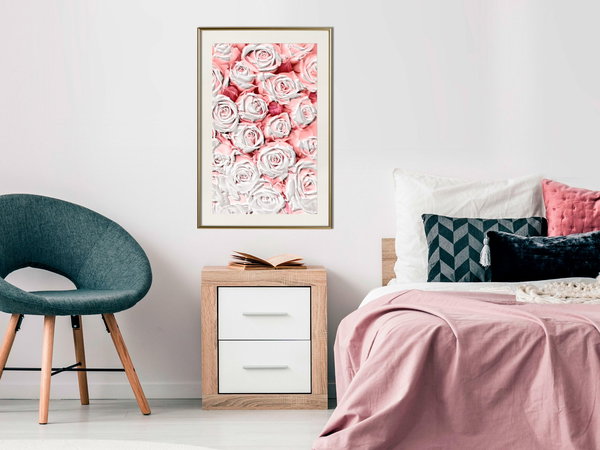 Poster 'White Rosaes'