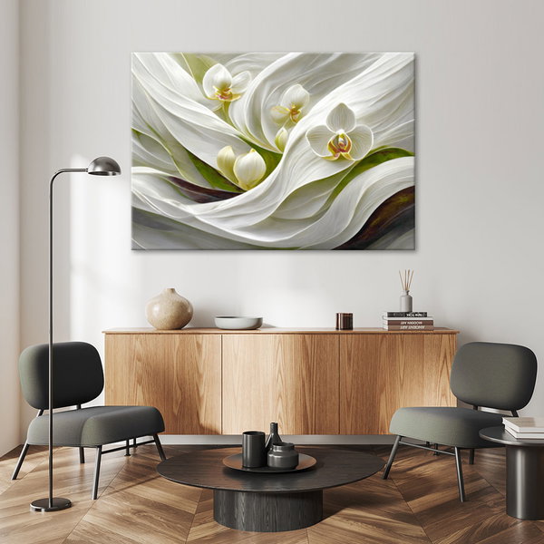 Kunstdruck auf Leinwand 'Orchid Elegance'