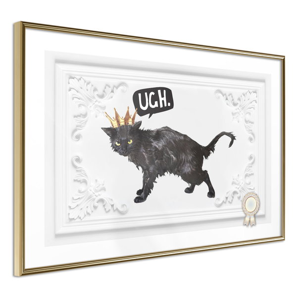 Poster 'Cat in Crown'