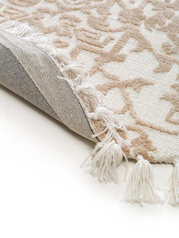 Design Runder Teppich Elias Beige