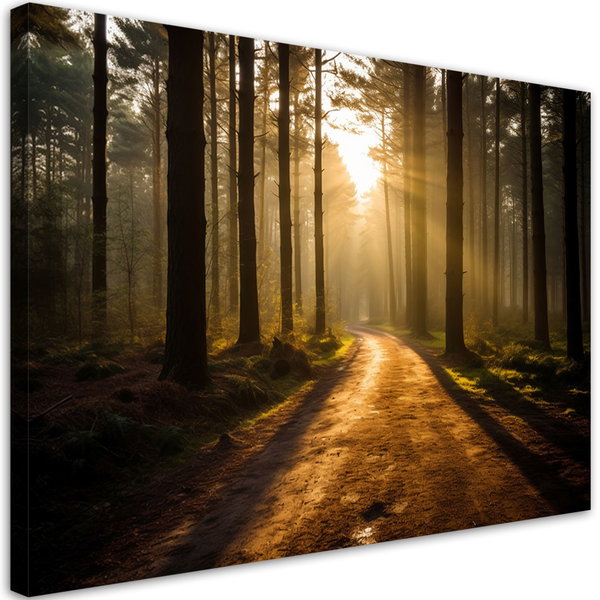 Kunstdruck auf Leinwand 'Silhouette Trees'