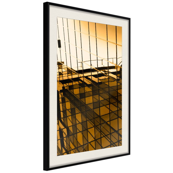 Poster 'Steel and Glass (Yellow)'