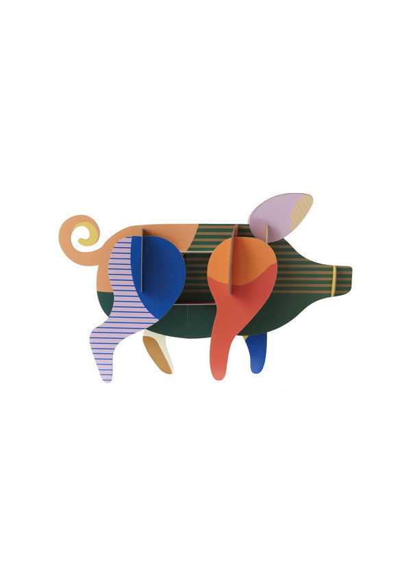 Hangende Decoratie 'Colorful Piglet Decor'