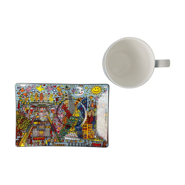 Goebel Becher mit Untertasse 'Cool Coal Days'