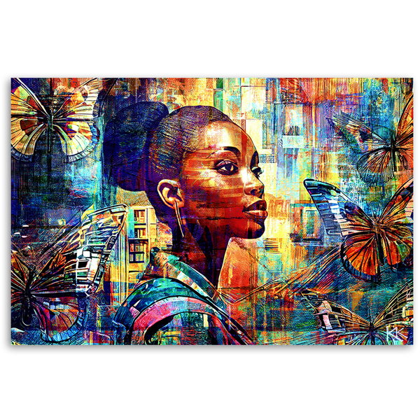 Kunstdruck auf Leinwand 'Metamorphosis of Strength 1'