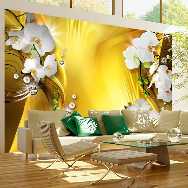 Wallpaper 'Orchid in Gold'
