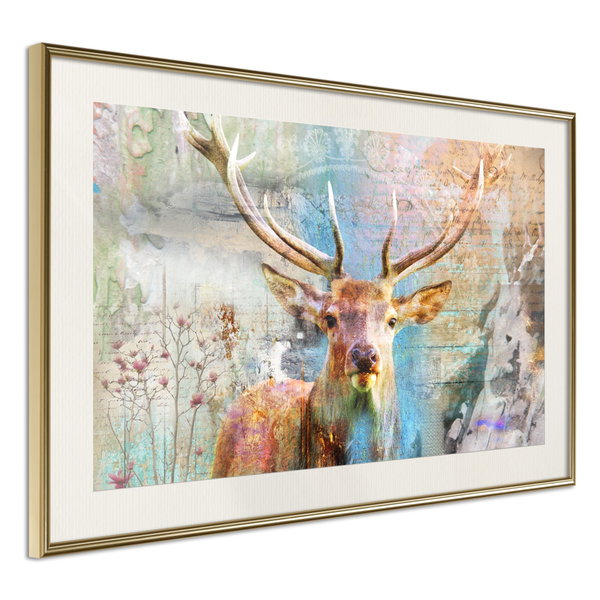 Poster 'Pastel Deer'