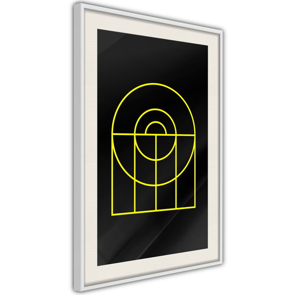 Poster 'Yellow Lines'