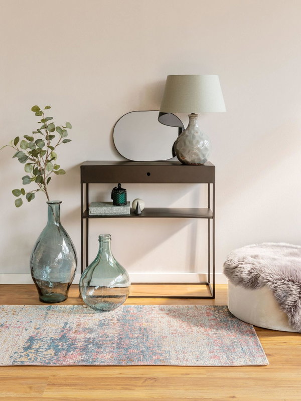 Design Läufer Frencie Blau