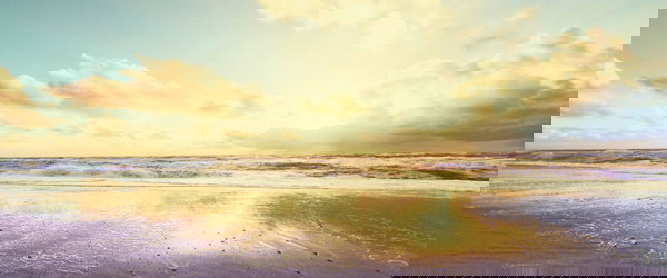 Papel pintado 'Sunrise Beach' 600x250cm