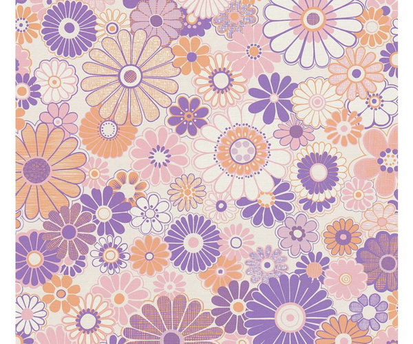 Tapeta 'Retro Reign' 53x850cm