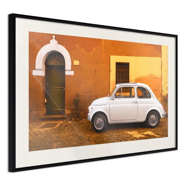Poster 'White Car'