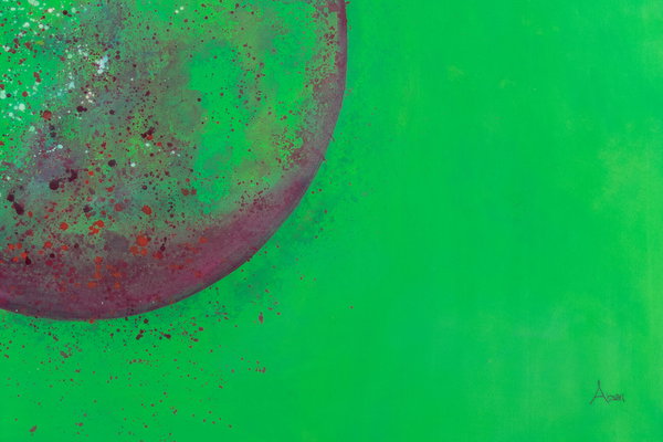 Großzügig aufgetragene Farben