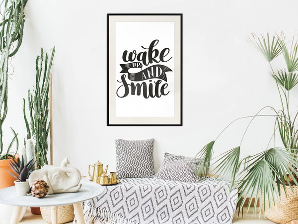 Poster 'Wake up and Smile'