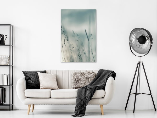 Kunstdruck auf Leinwand 'Tall Grasses Vertical'
