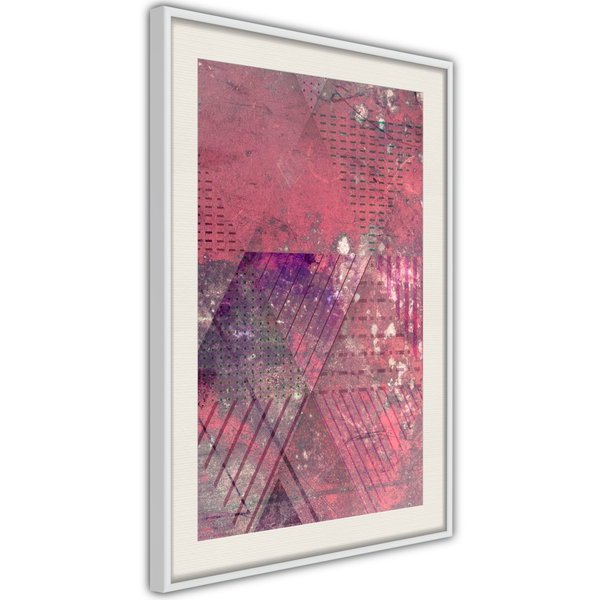 Poster 'Pink Patchwork III'