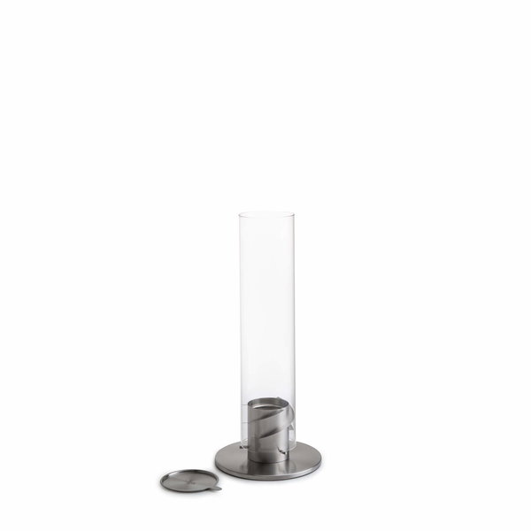 SPIN 90 Tischfeuer silber | Outdoor &amp; Indoor