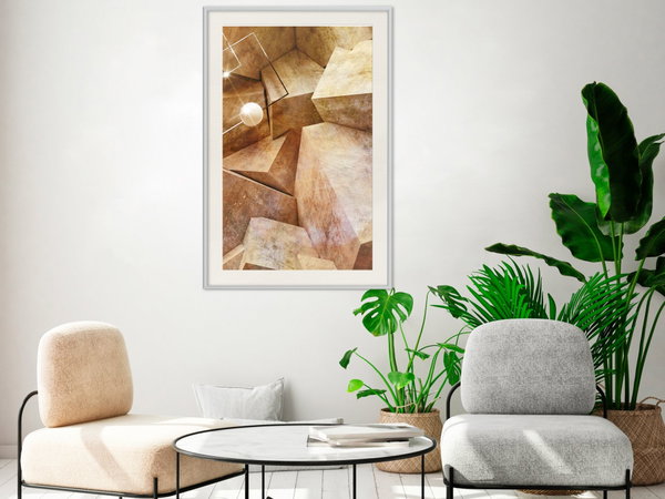 Poster 'Cubic Rocks'