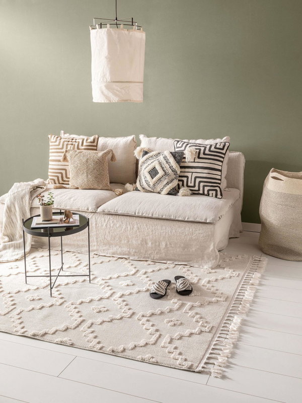 Design Teppich Oyo Beige