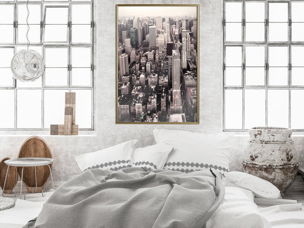 Poster 'New York from a Bird's Eye View'