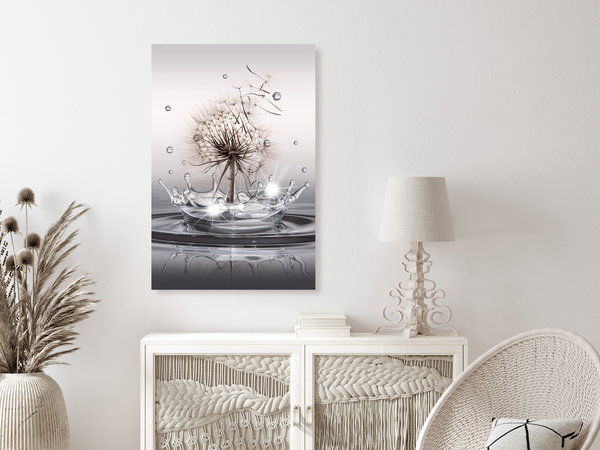 Kunstdruck auf Leinwand 'Wind Drops Vertical'