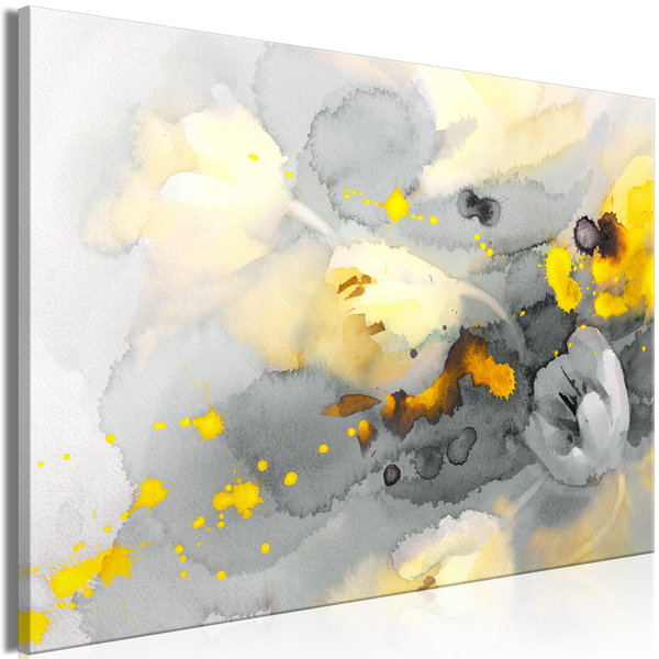 Impression sur toile 'Colorful Storm of Flowers Wide'