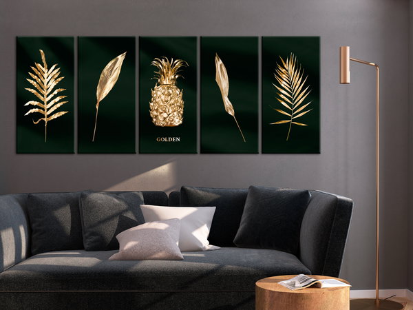 Kunstdruck auf Leinwand 'Exotic Elements (5-teilig) Wide'
