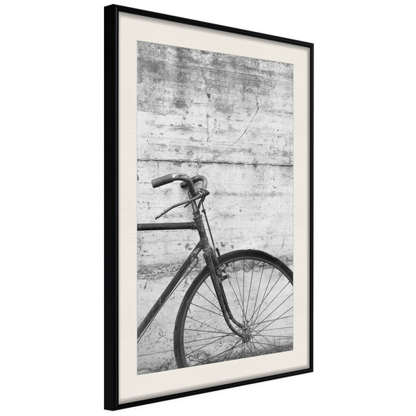 Poster 'Bicycle Leaning Against the Wall'