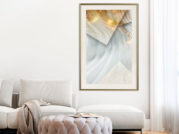 Poster 'Wavy Surface'