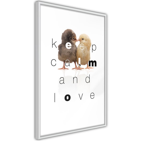 Poster 'Keep Calm and Love'