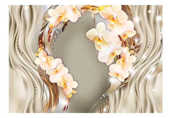 Tapéta 'Wreath of orchids'