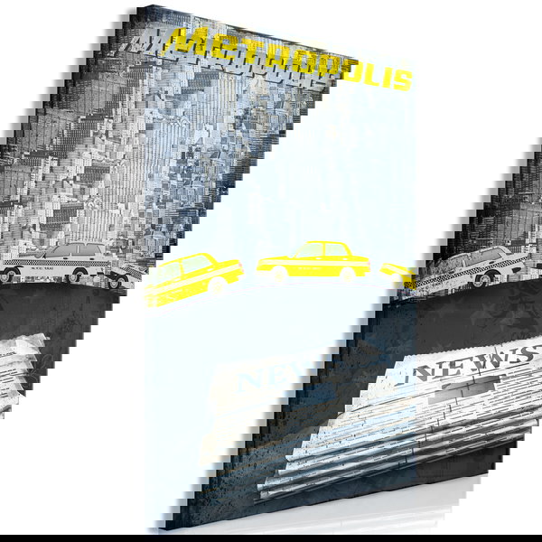 Impression sur toile 'Metropolis Vertical'