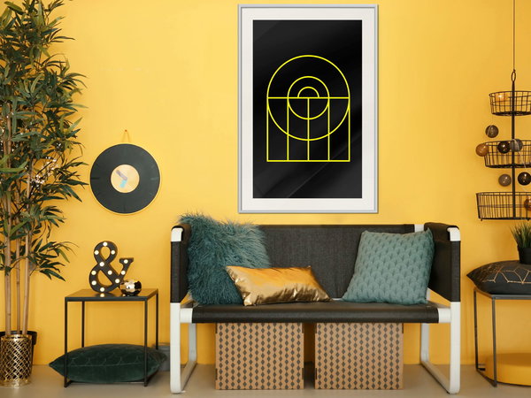 Poster 'Yellow Lines'