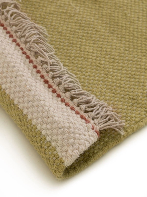 Design Wollteppich Karla Grün