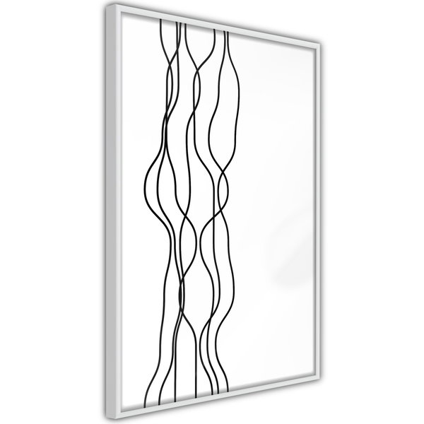 Poster 'Wavy Lines'