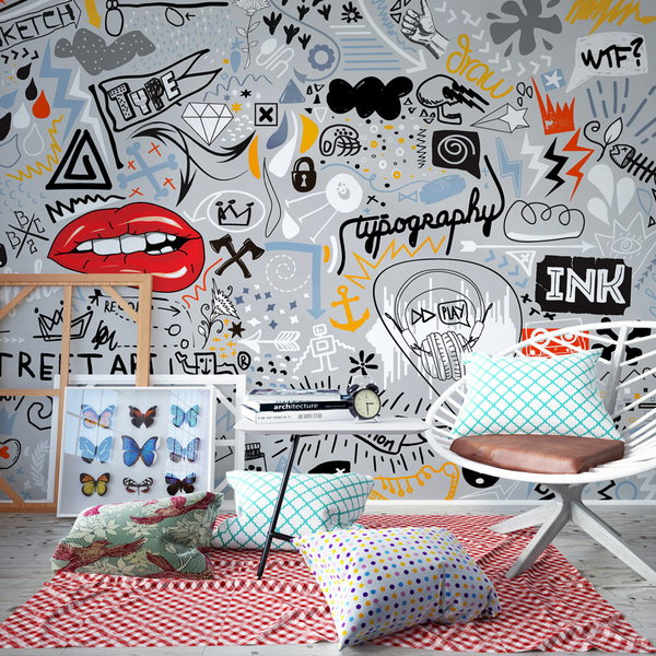 Tapet 'Stream of Thought'