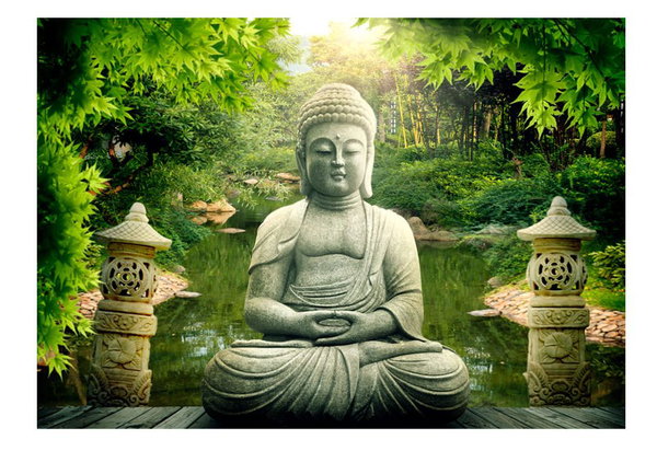 Tapete 'Buddhas Garten'