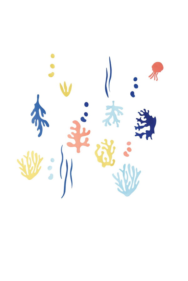 Scultura da parete in cartone 'Seaweed Coral Wall Art'