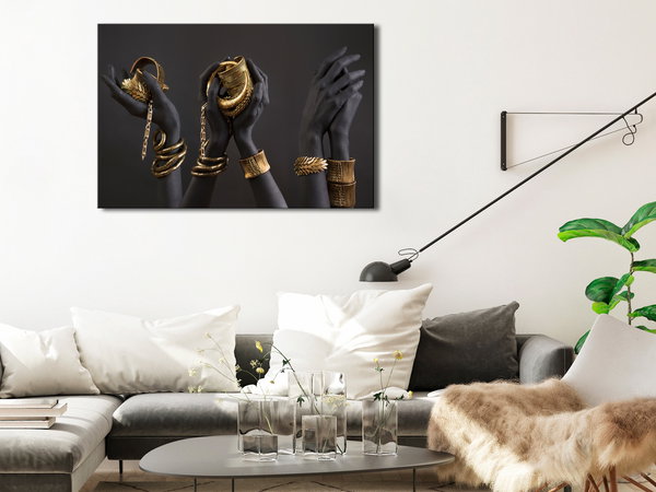 Kunstdruck auf Leinwand 'Midass Touch Wide'
