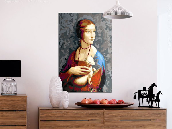 Malen nach Zahlen für Erwachsene 'Famous Portrait'