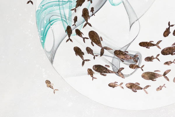 Pintura aplicada con generosidad