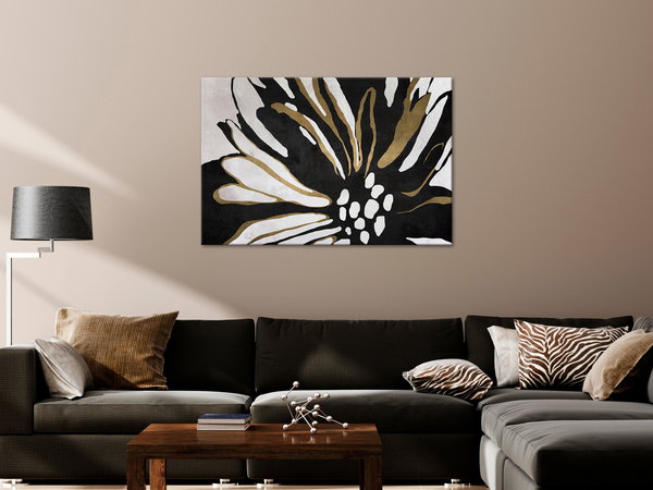 Kunstdruck auf Leinwand 'Flower of the Night Wide'